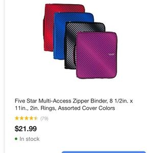 Five star binder